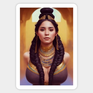 Beautiful Egyptian Princess Sticker